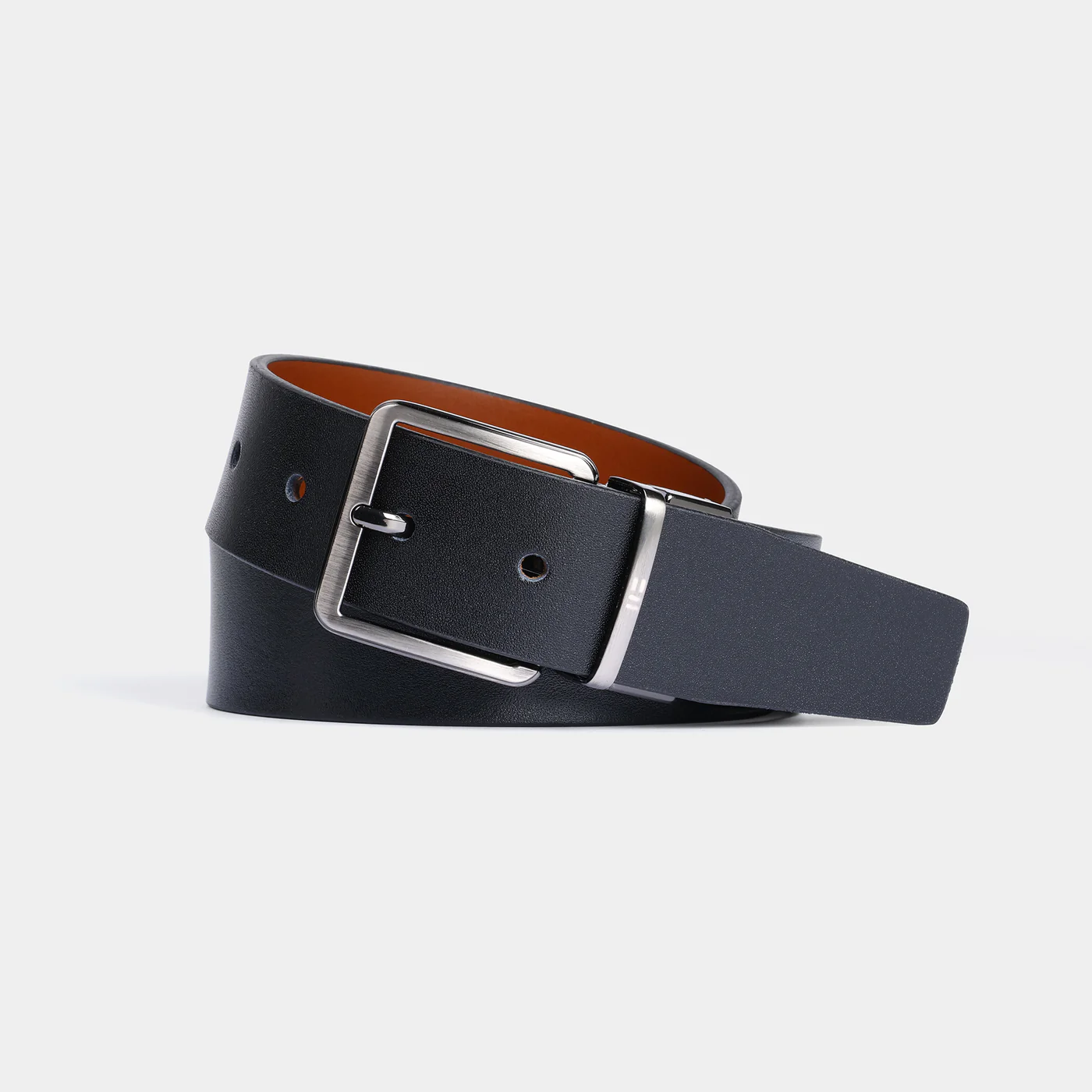 Cinturón reversible en piel de vacuno